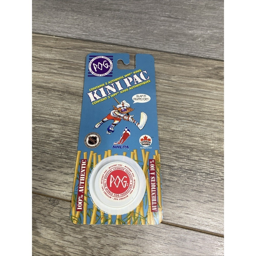 1994 Collectible WPF‎ Kinis Kini Pac 2 Authentic POGS Milkcaps NHL NIP Sealed